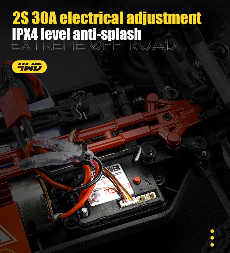 Adventurer: Extreme Off-Road RC Car: 38 KM/H Speed, Durability, and Optional Add-On Battery Adventurer: Extreme Off-Road RC Car: 38 KM/H Speed, Durability, and Optional Add-On Battery